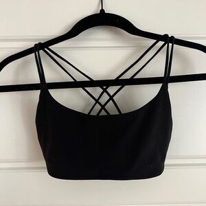 Vuori Halo Style Bra--Black Size Small
